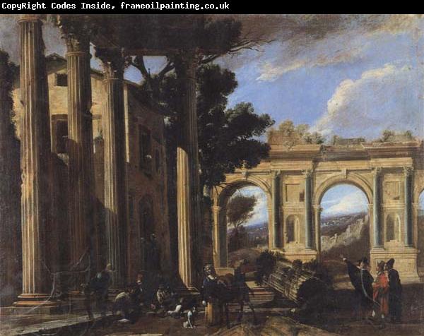 CODAZZI, Viviano Arcitectural View with Two Arches
